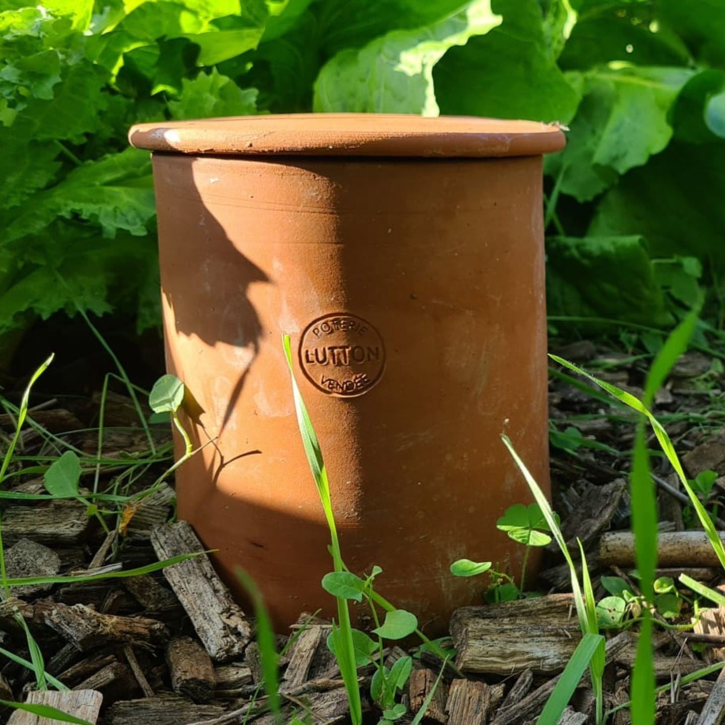 Composteur à enterrer en poterie