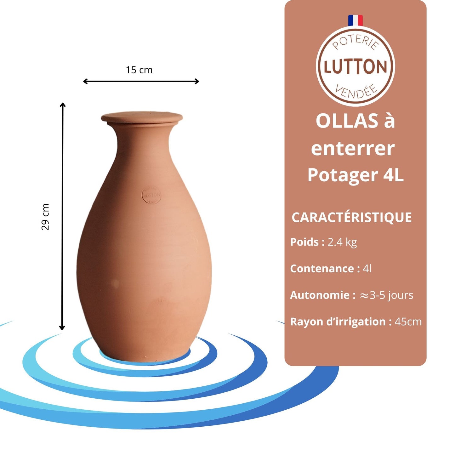 Olla à enterrer pour le potager