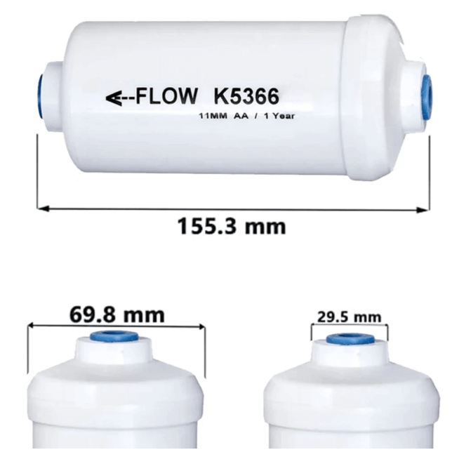 Lot de 2 cartouches filtrantes fluoro-arsenic